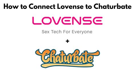 chaturbate lovense|How to Connect Lovense to Chaturbate